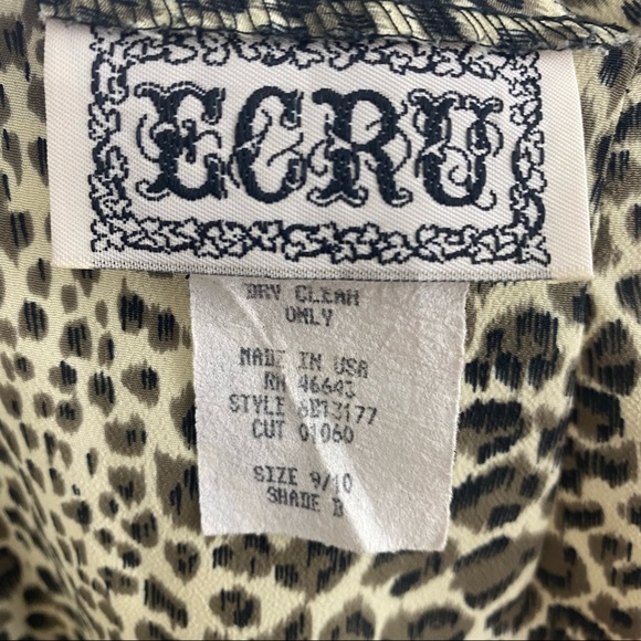 Vintage 70’s Leopard Print Skirt - Picture 4 of 4